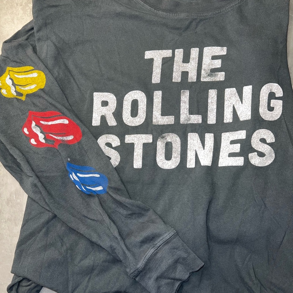 Daydreamer Dark Gray Rolling Stones Long Sleeve Tee